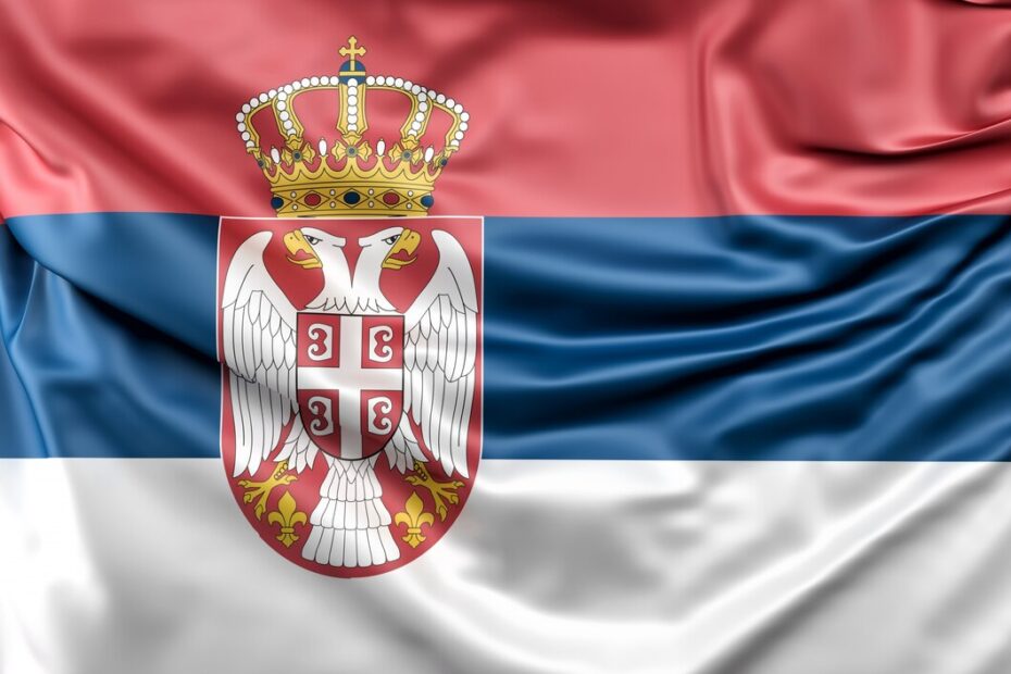 An image of Serbia flag