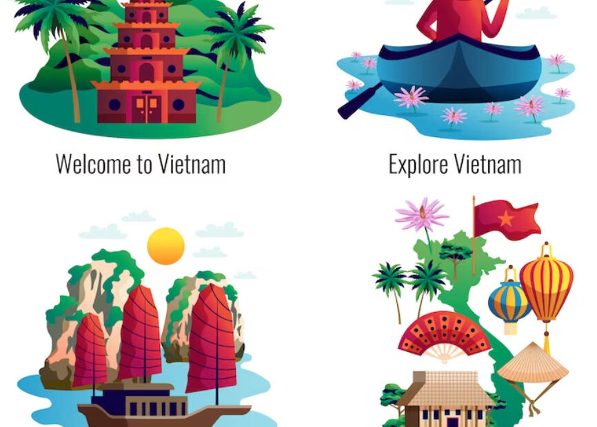 An image of most known and famous places in Vietnam