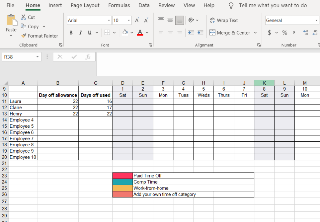 Excel Your Way to Efficient PTO Tracking: A Detailed Guide for HR ...