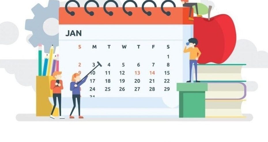 3 employees with calendar for leave tracking