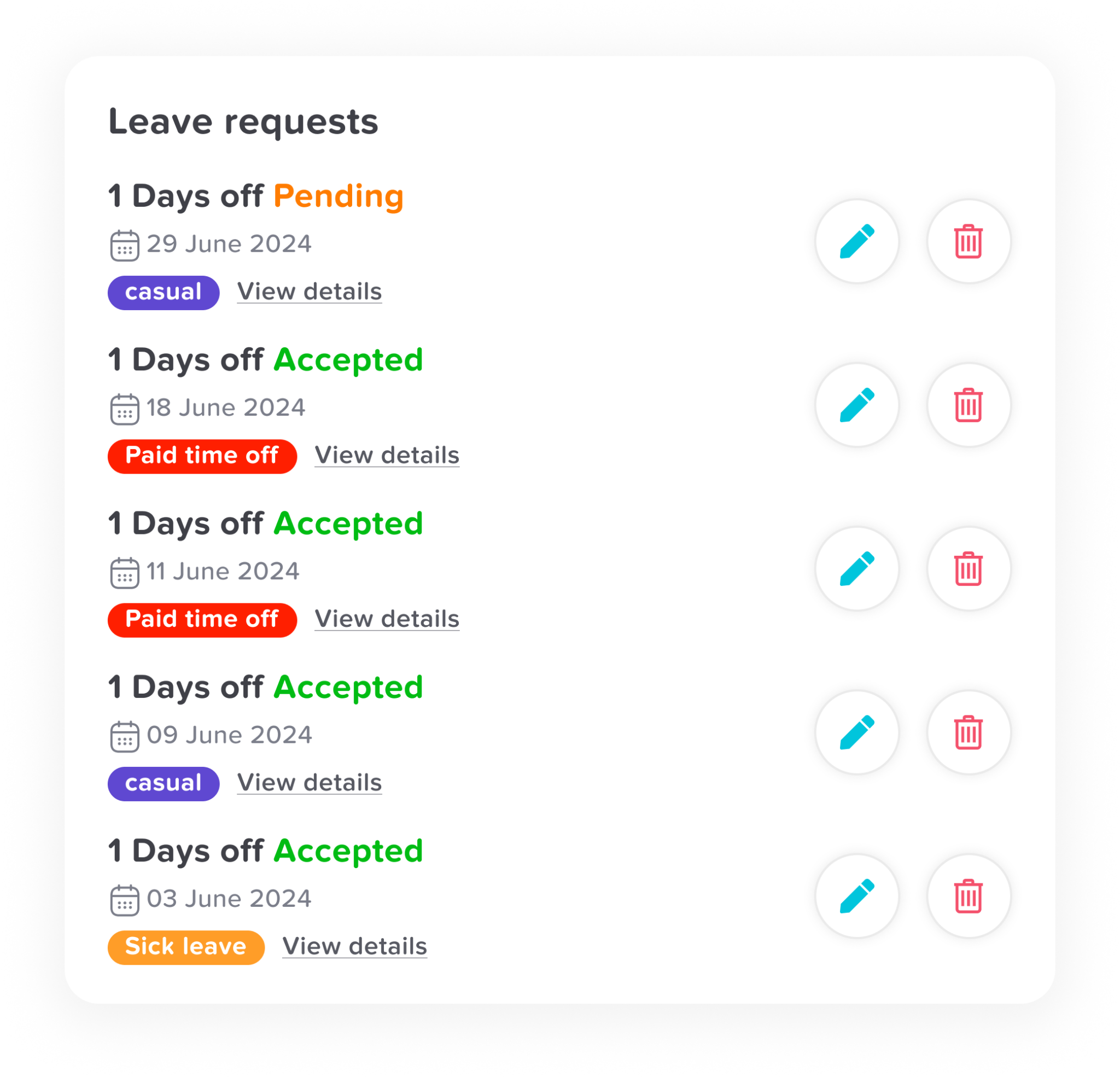 Day Off App