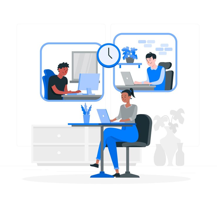 remote teams communicating