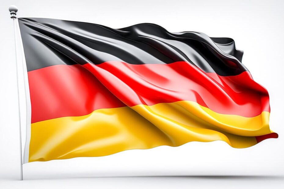 wavy Germany flag