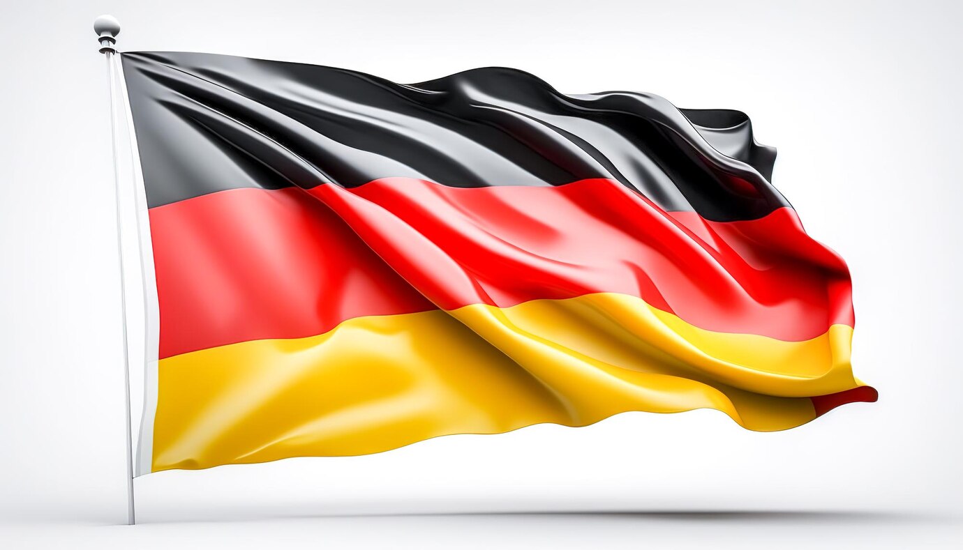 wavy Germany flag