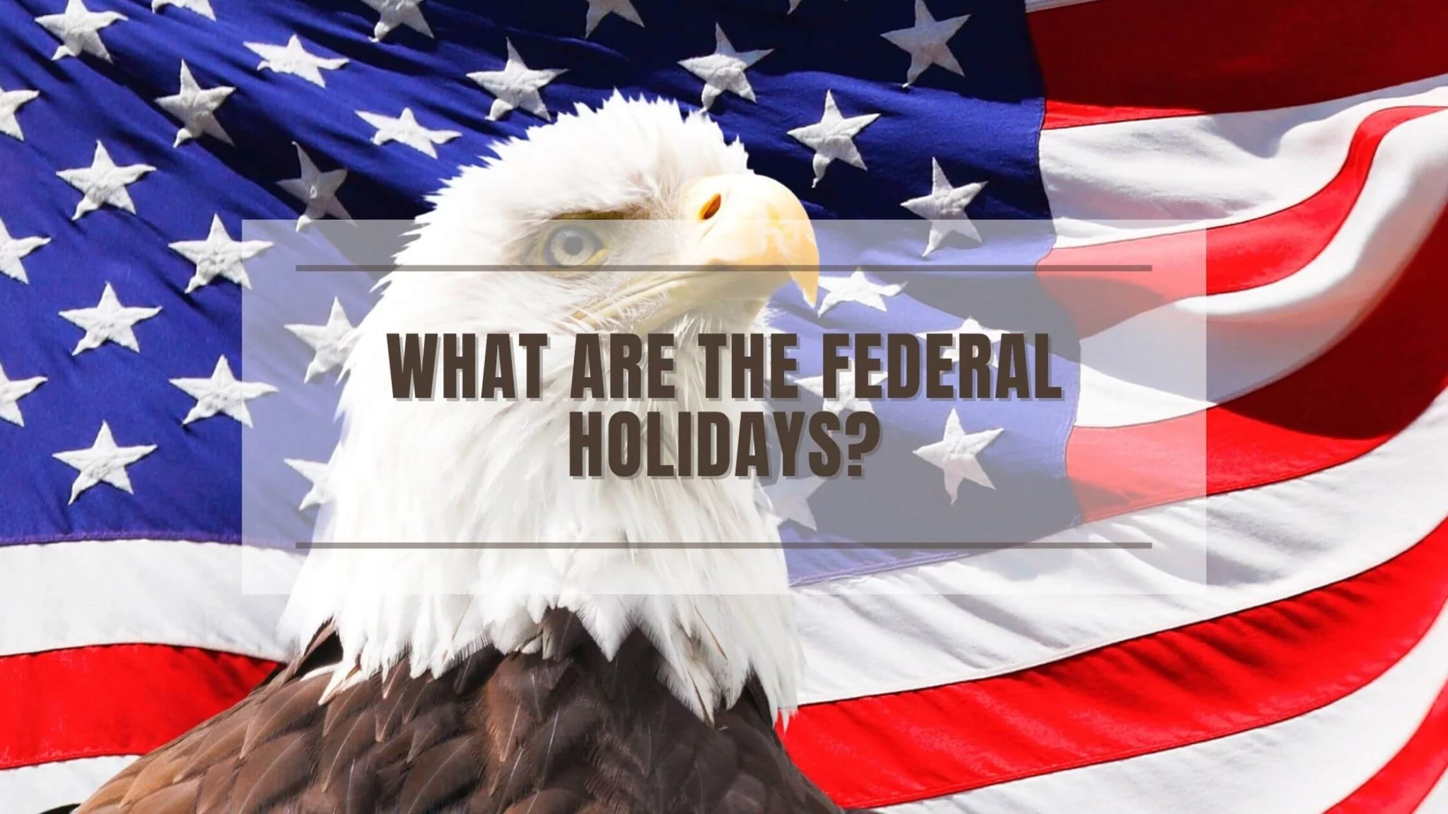 What Are The Federal Holidays?