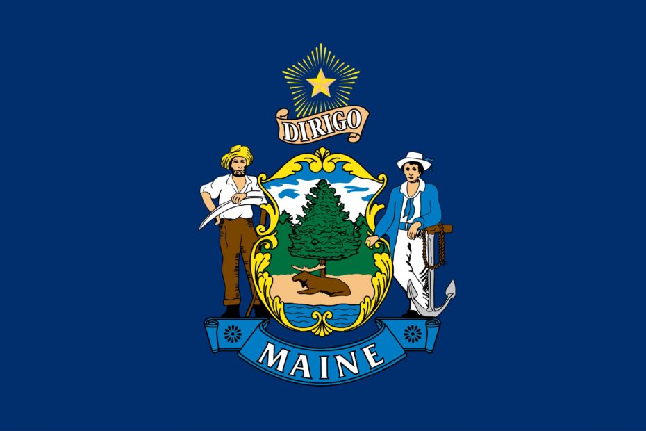 Maine flag