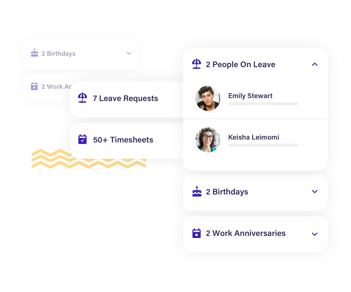 A screenshot for Deputy website