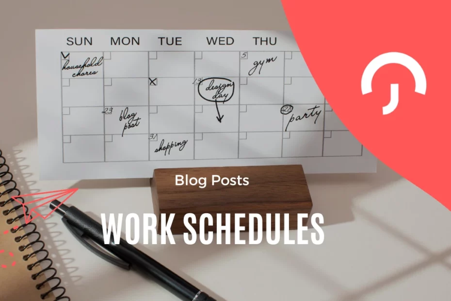 Weekly Work Schedule Template (Word File Included)