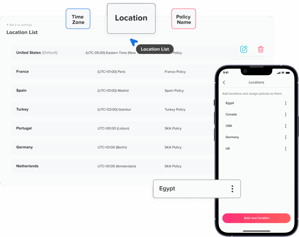 Day Off app feature showing employee leave tracking, PTO management and absence scheduling – Day OffDay Off