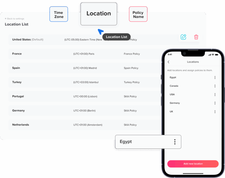 Day Off app feature showing employee leave tracking, PTO management and absence scheduling – Day OffDay Off