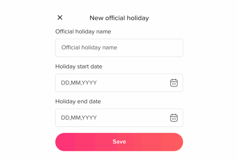 Day Off app feature showing employee leave tracking, PTO management and absence scheduling – Day OffDay Off