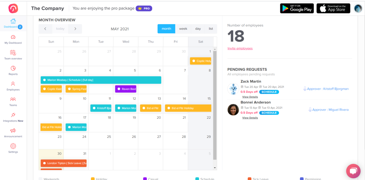Day Off Web Dashboard – Complete Leave Management from Your Browser ...