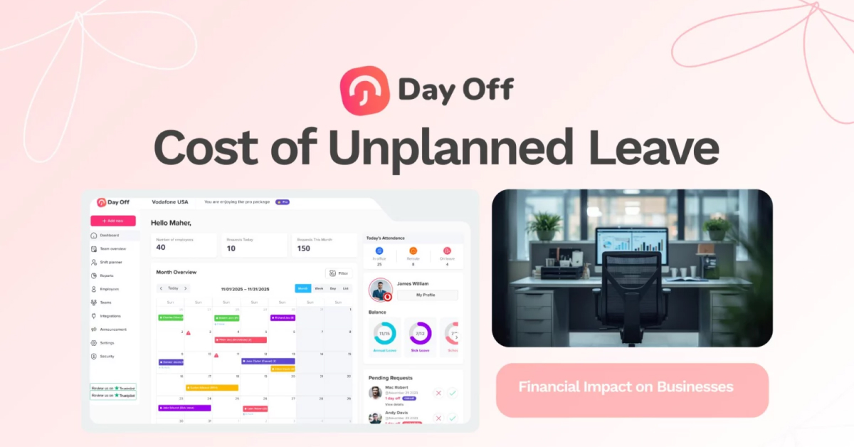 Cost of Unplanned Leave: Financial Impact on Businesses