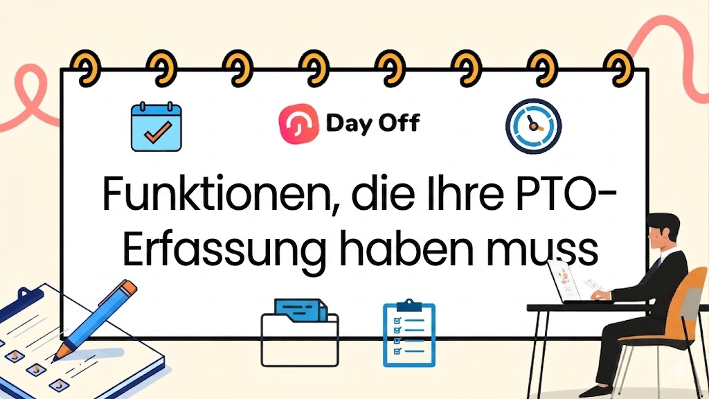 „Wichtige Funktionen eines PTO-Trackers wie Urlaubsanträge, Genehmigungen und Teamkalender“