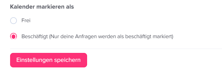 „Integrationsbereich im Day Off Urlaubsverwaltungssystem mit Optionen zur Anpassung der Synchronisierung zwischen Outlook und dem Teamkalender.“