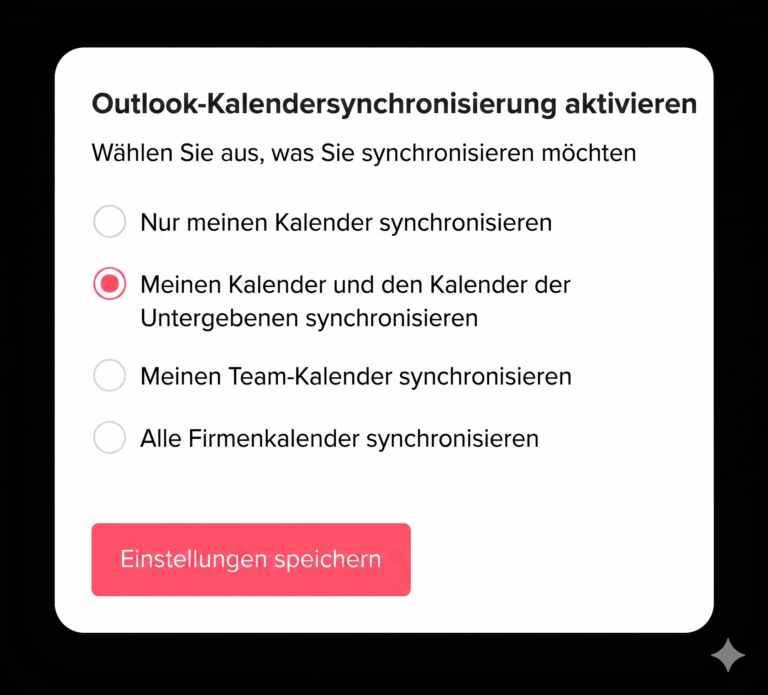 „Einstellungsseite der Day Off App mit Google Kalender-Integration zur automatischen Synchronisierung von Urlaubsanfragen und Kalenderereignissen.“