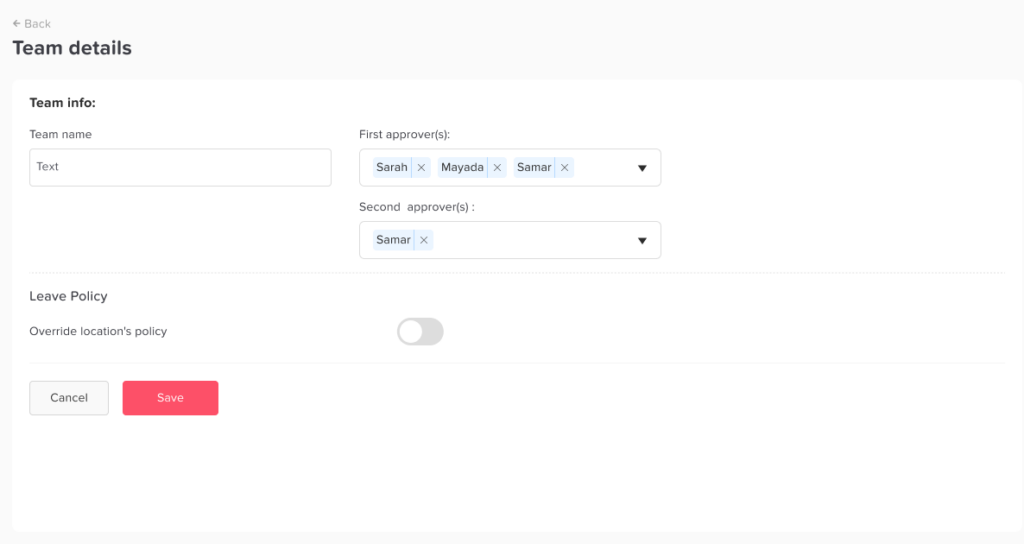 Team absence management view in Day Off showing all employees leave status and upcoming time off – Day OffDay Off