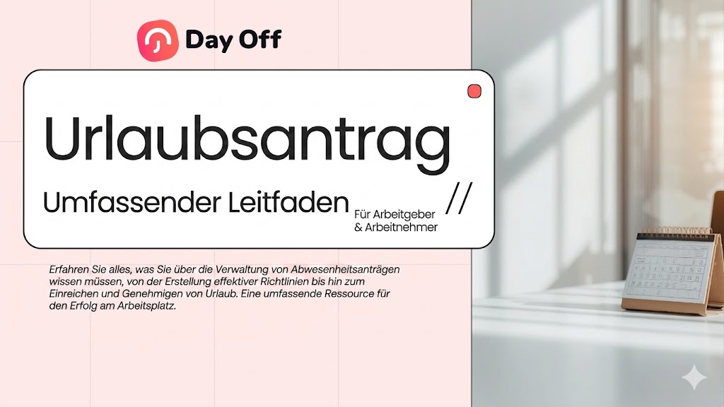 Urlaubsantrag: Leitfaden für Arbeitgeber und Mitarbeiter