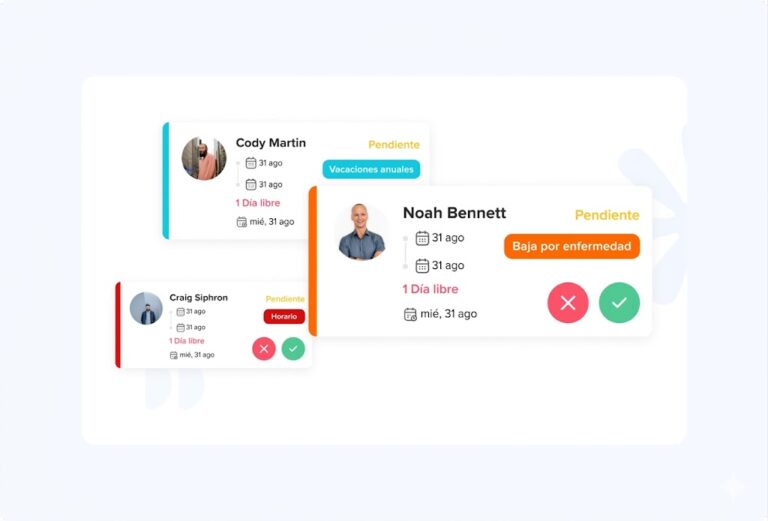 Day Off app feature showing employee leave tracking, PTO management and absence scheduling – Day OffDay Off