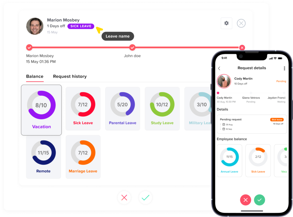 Approval 1 1 The Best Way To Track Vacation Days, Sick Leave, And PTO