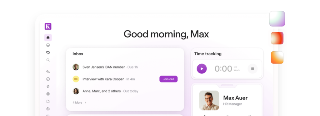 Personio HR platform dashboard - Day Off vs Personio comparison