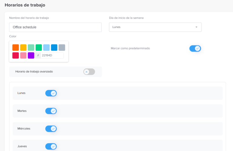 Capture 3 Cómo gestionar horarios de trabajo fijos, flexibles y rotativos