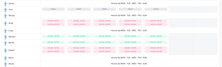 Capture 8 Cómo gestionar horarios de trabajo fijos, flexibles y rotativos
