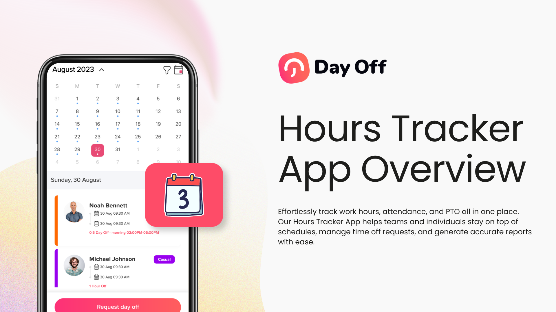 Hours Tracker App To Track Work Hours, Attendance, And PTO
