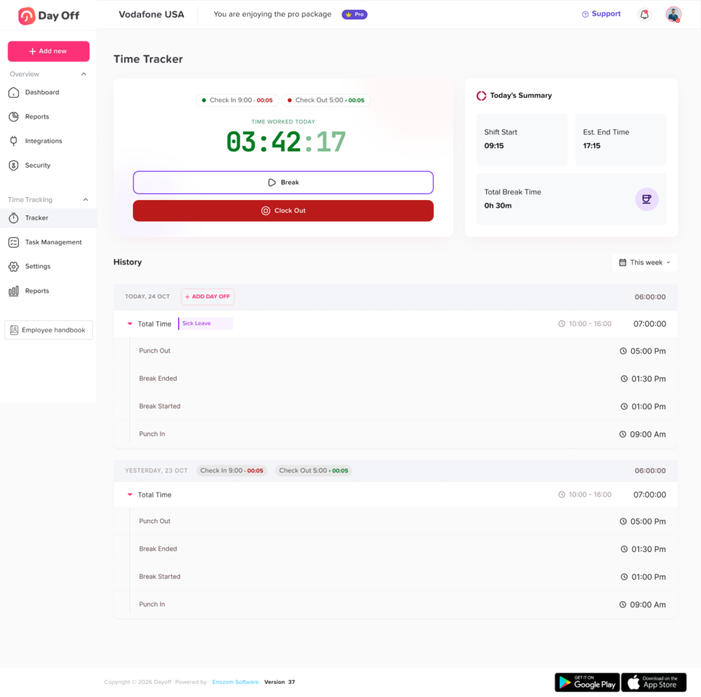 Time Tracker Punch In Punch Out App For Employees: A Smarter Way To Track Work Hours And Time Off