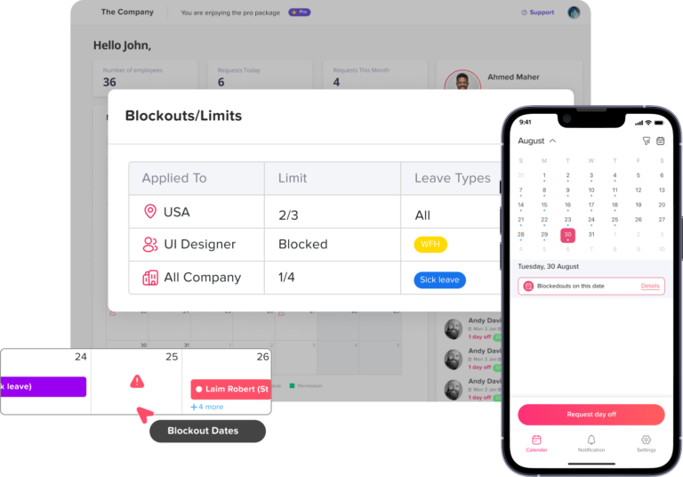 blockout dates 1 PTO Tracker with Calendar Integration: Manage Employee Time Off