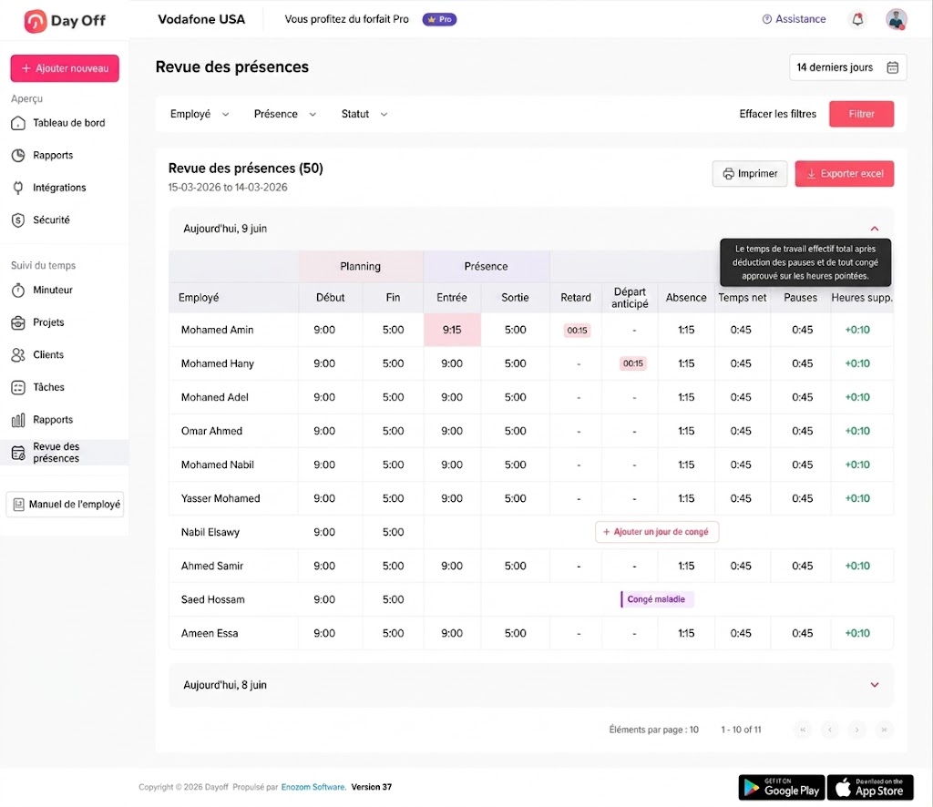 c40c4d46 7a89 4b18 9ab8 d6eec0b09310 Outil de suivi des employés en temps réel pour les congés PTO, la présence et la disponibilité de l'équipe