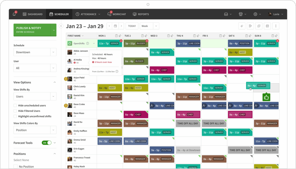 scheduler web 1 optimized Shift Scheduling And Time Tracking Software For Better Team Planning