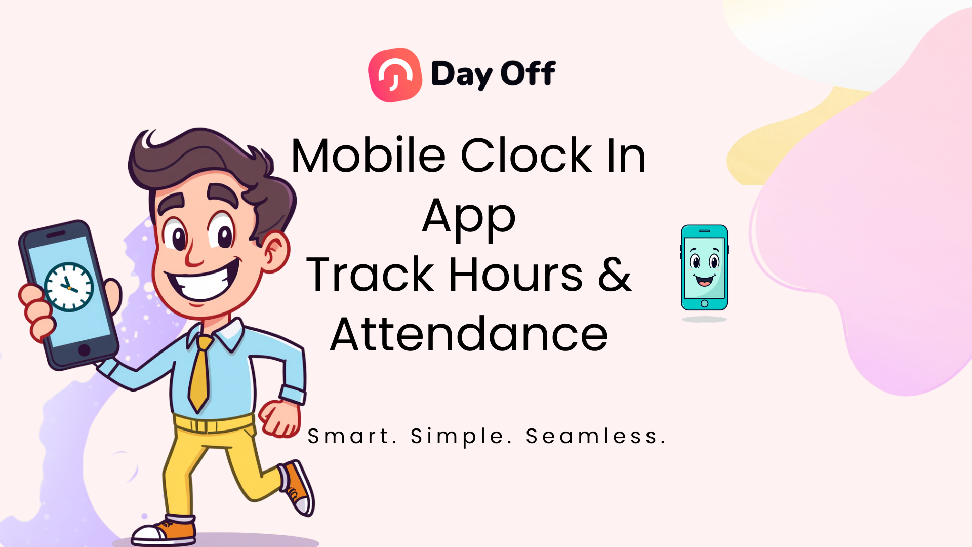 Mobile Clock In App helping employees track work hours and attendance from a smartphone.