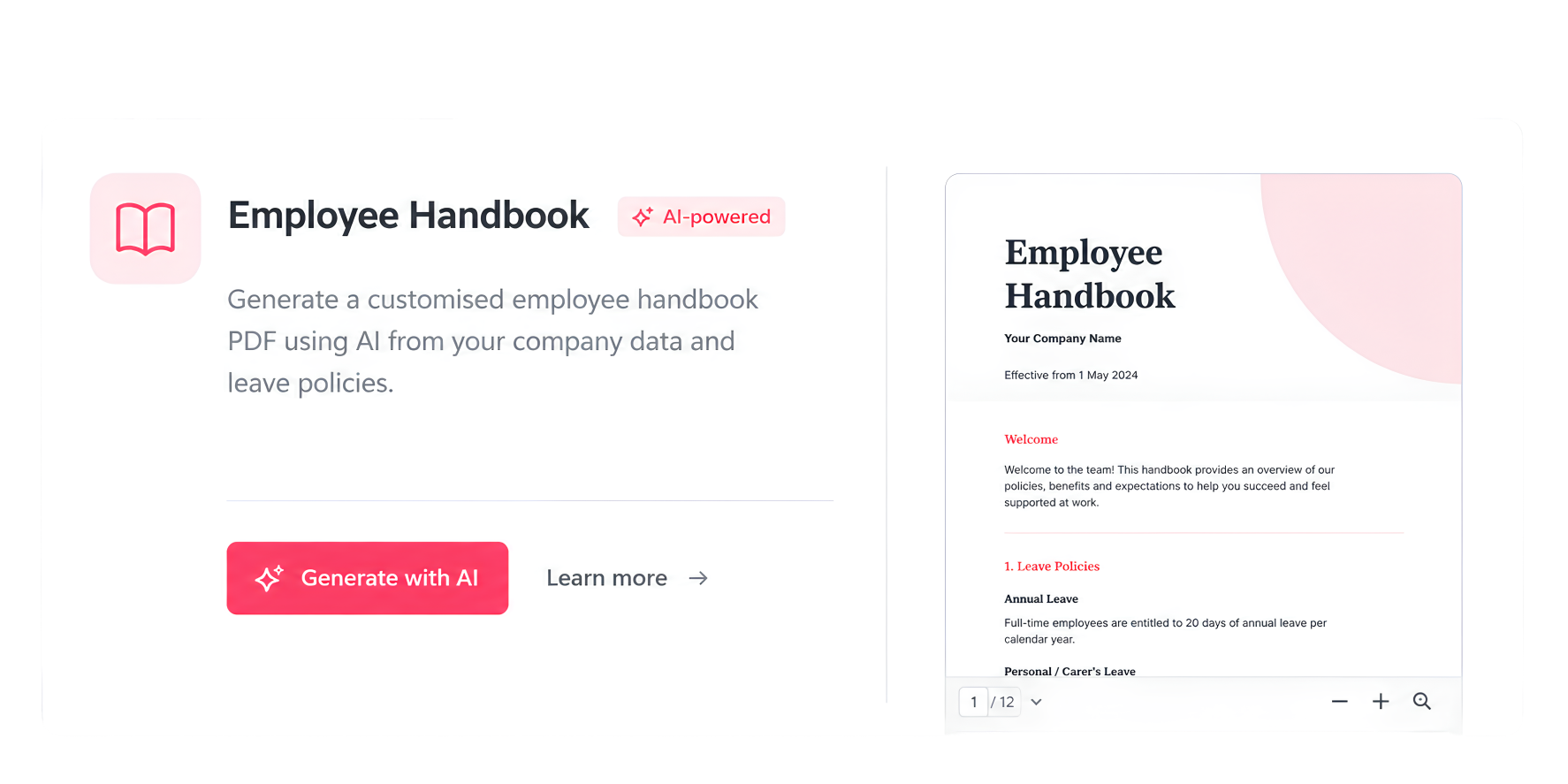 AI Tools 2 Employee Handbook