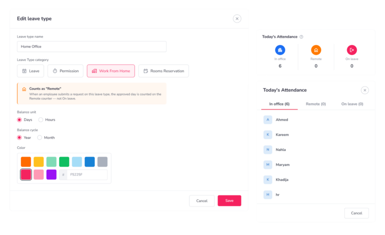 Attendance counter Work From Home Request Policy: Rules, Approval Process, and Template