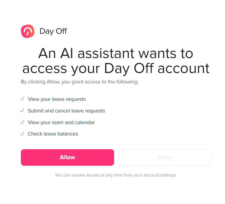 Screenshot 113 e1786883596822 Connect Day Off to Claude