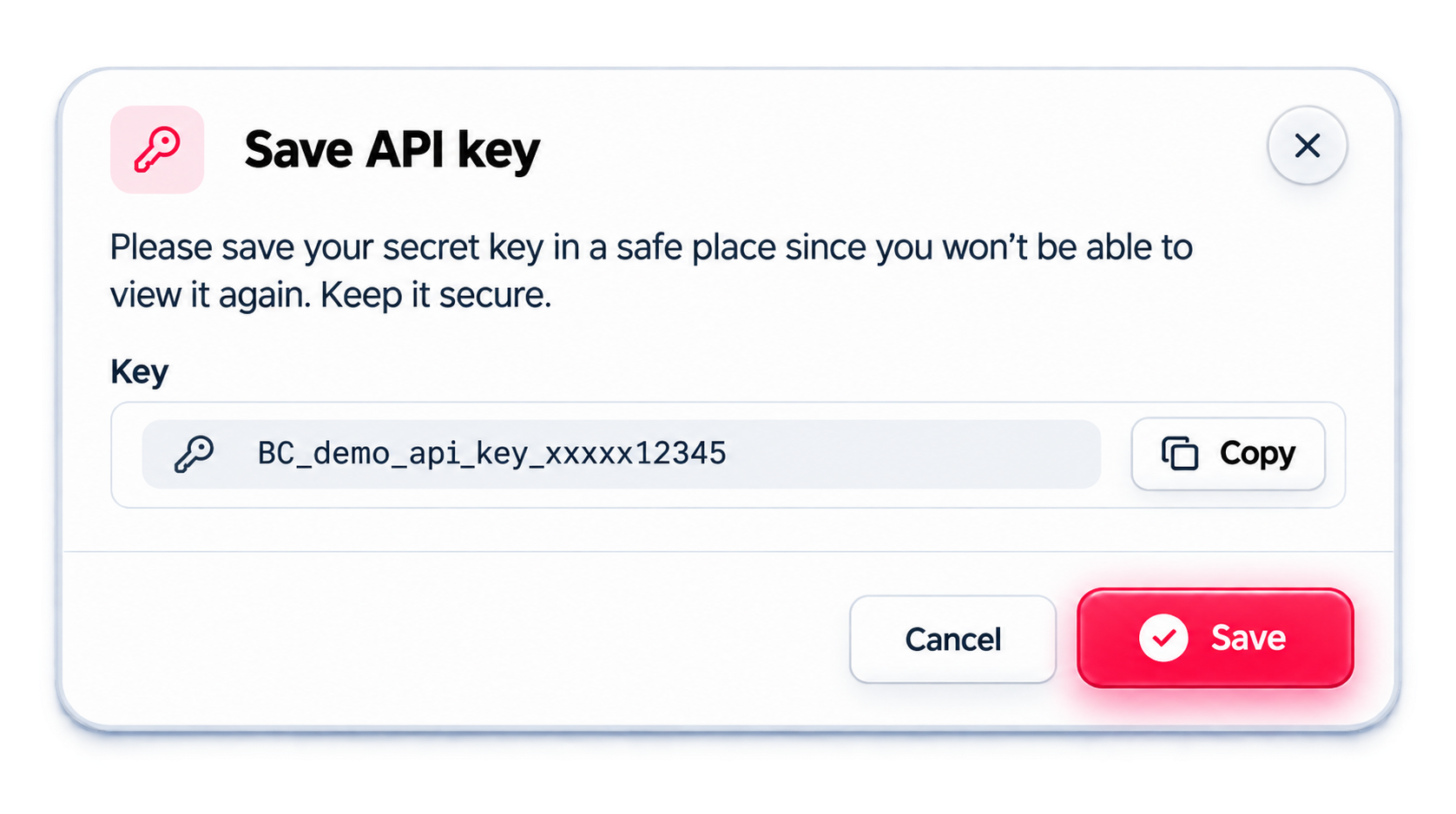 save API key 3 1 Public API Access