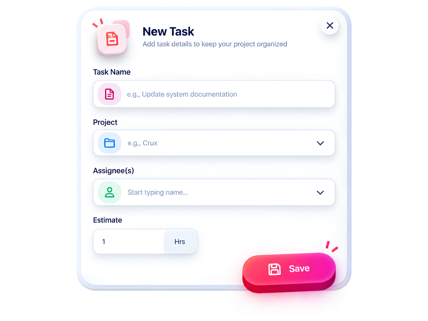 task creation Task Management