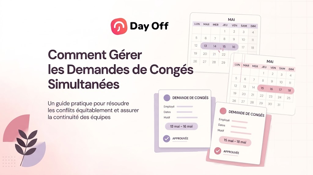 Comment gérer les demandes de congés qui se chevauchent