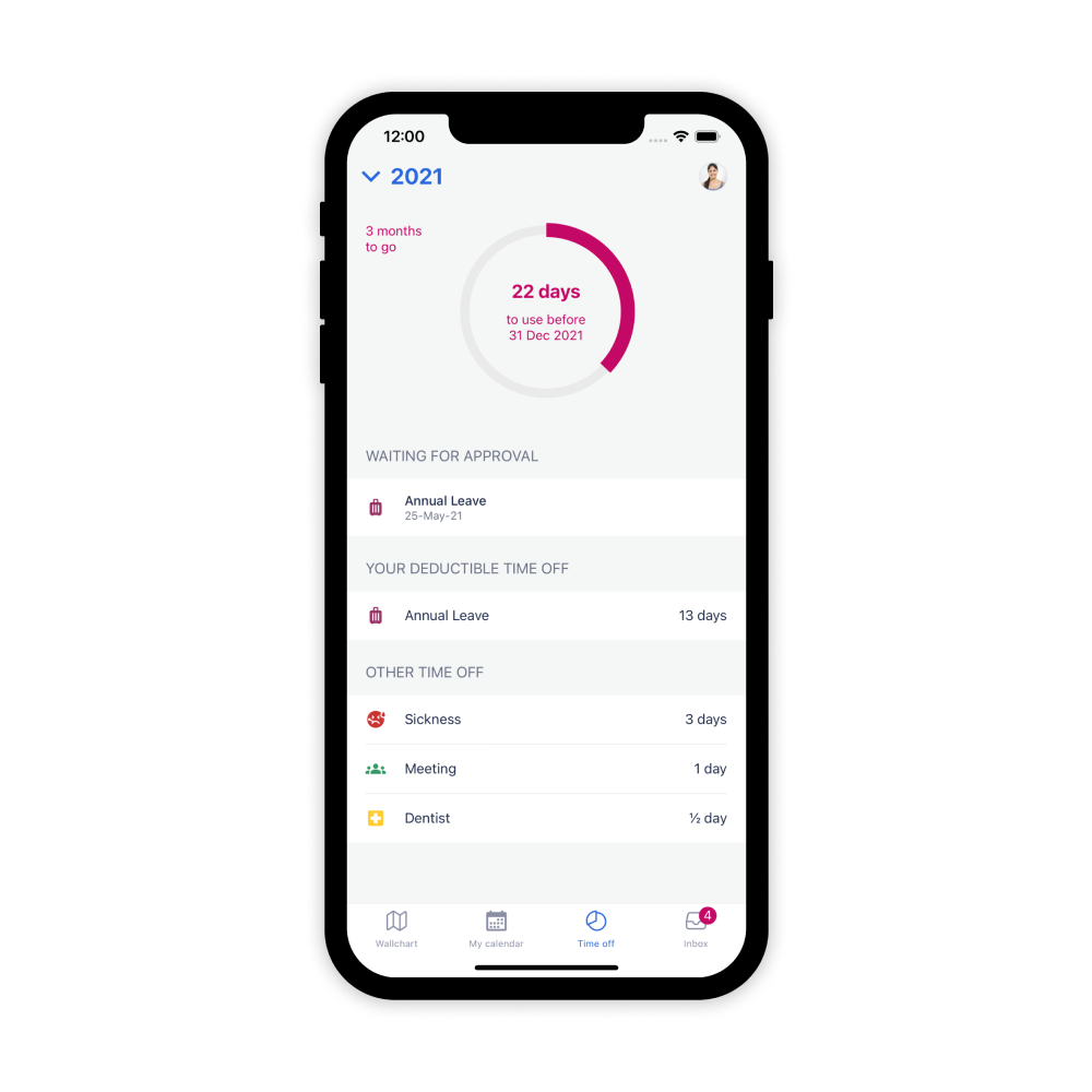 6a348a0344a40d74da9522b8 mobile time off Best PTO Calendar Software For Teams