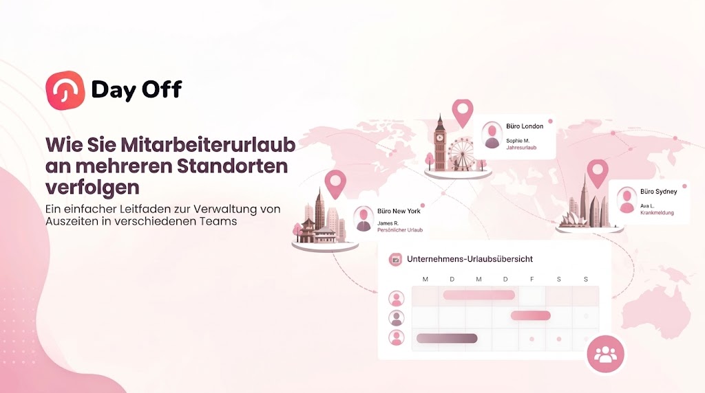 So erfassen Sie Mitarbeiterabwesenheiten an mehreren Standorten