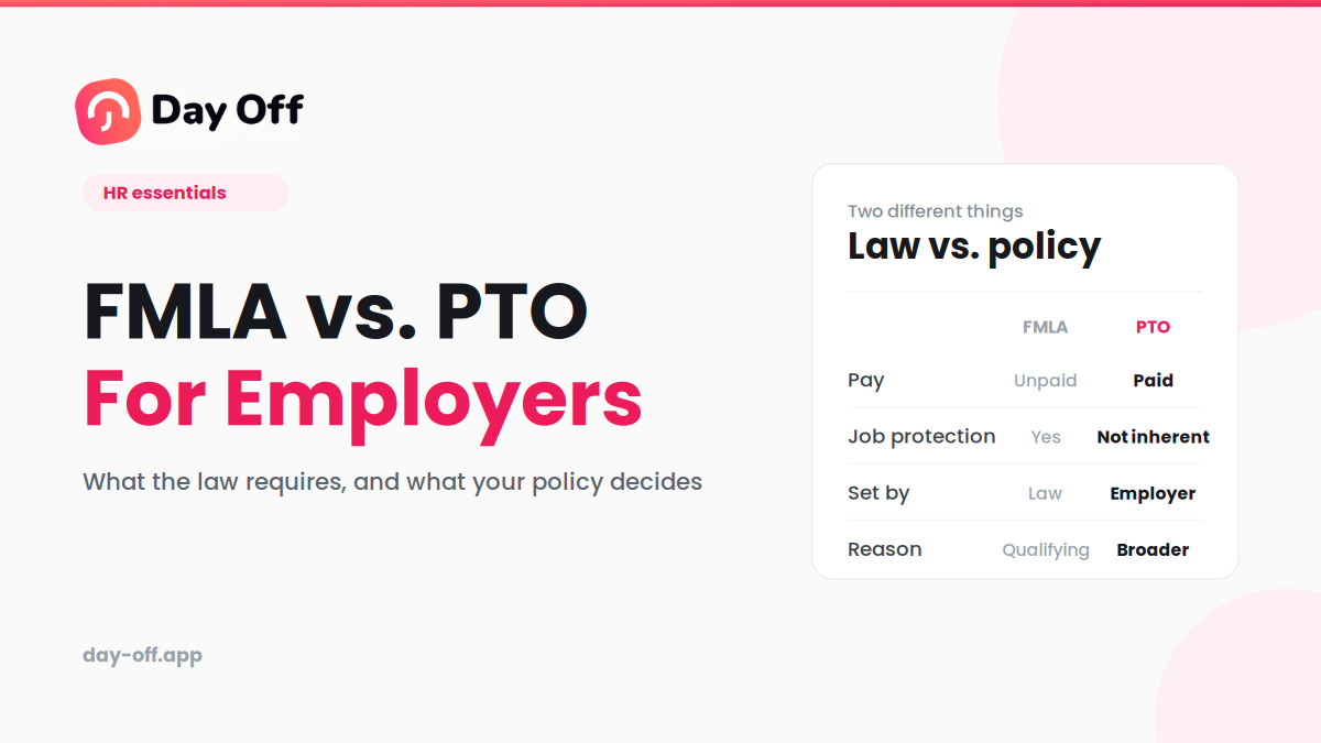 FMLA vs. PTO: What Employers Need to Know