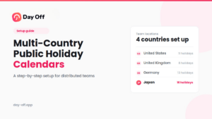 How to Set Up a Multi Country Public Holiday Calendar Time Tracker