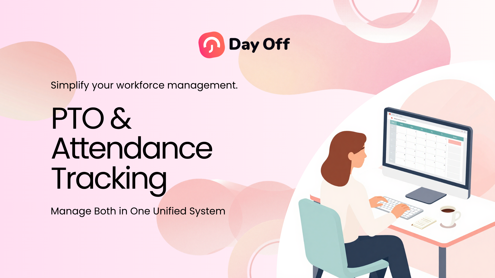 PTO and Attendance Tracking dashboard for managing employee leave and work hours.