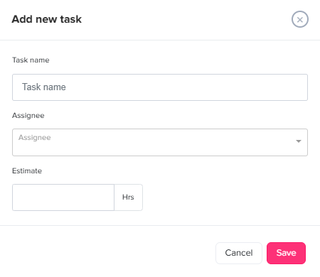 Screenshot add new task Time Tracking For Agencies: How To Track Projects And Employee Hours